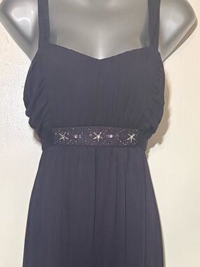 Vintage Y2K Connected Apparel Purple Mesh Overlay Maxi Gown-Whimsigoth Fairy